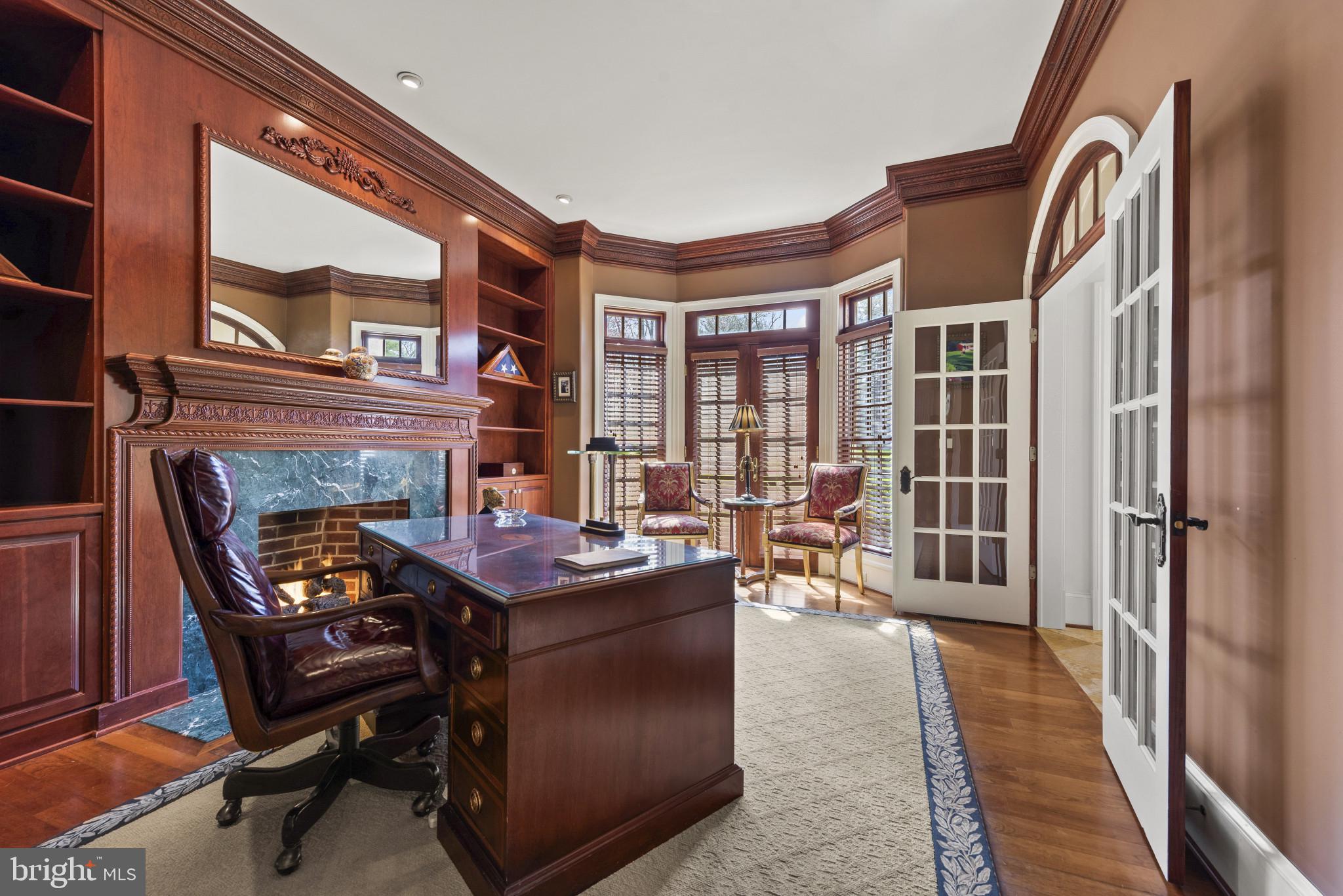 7810 Ruxwood Road Ruxton, MD 21204 - Photo 20 of 94 Inticate wood mantle and crown molding