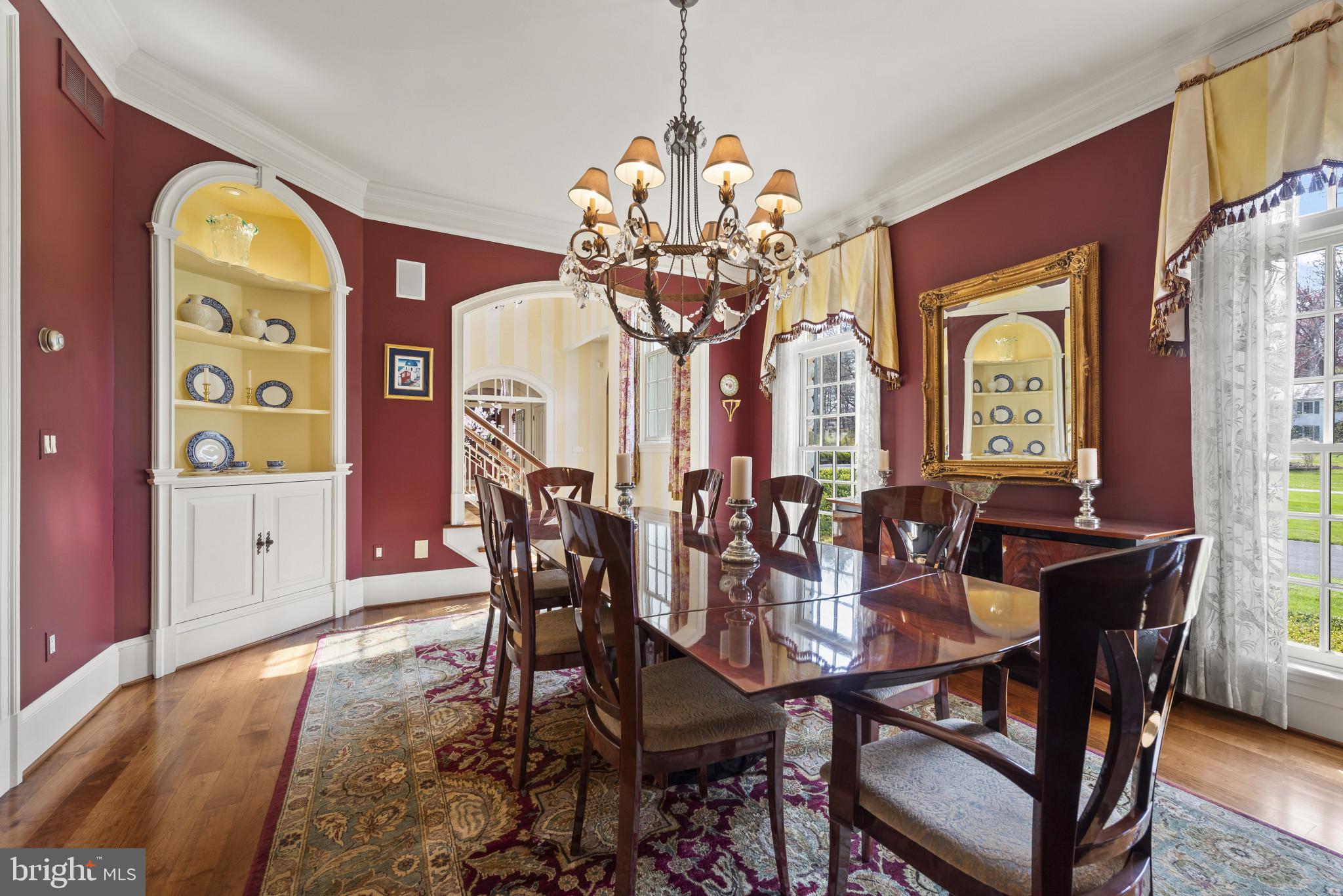 7810 Ruxwood Road Ruxton, MD 21204 - Photo 23 of 94 Elegant built-in china cabinets