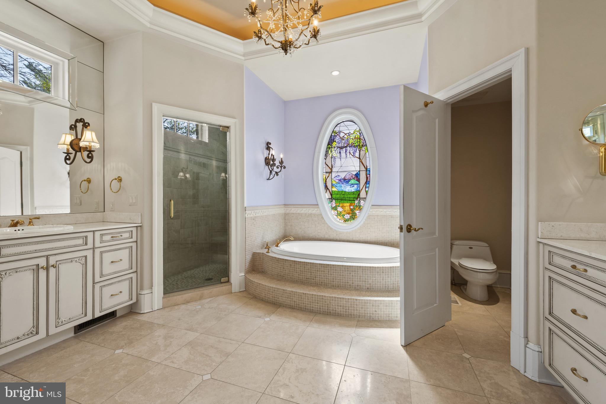 7810 Ruxwood Road Ruxton, MD 21204 - Photo 51 of 94 Primary bath. 2 vanities