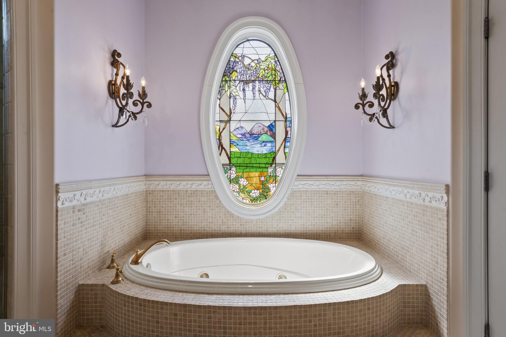 7810 Ruxwood Road Ruxton, MD 21204 - Photo 52 of 94 Stained glass detail