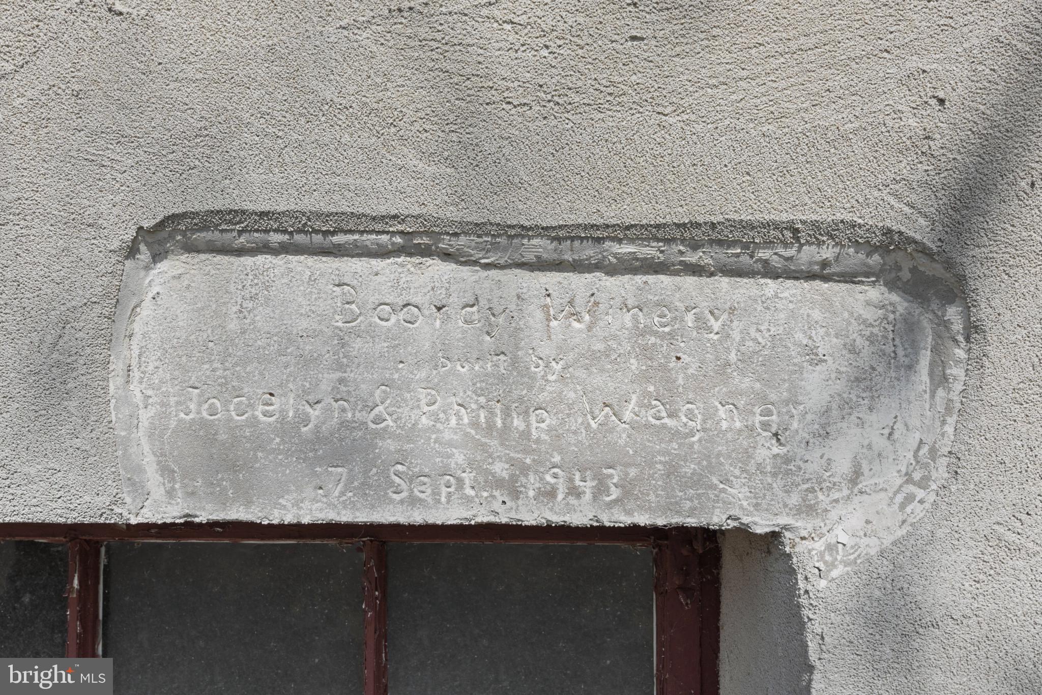 7810 Ruxwood Road Ruxton, MD 21204 - Photo 84 of 94 Foundation stone with the Wagner's name & date