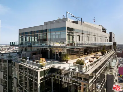 a large building with a clock on it