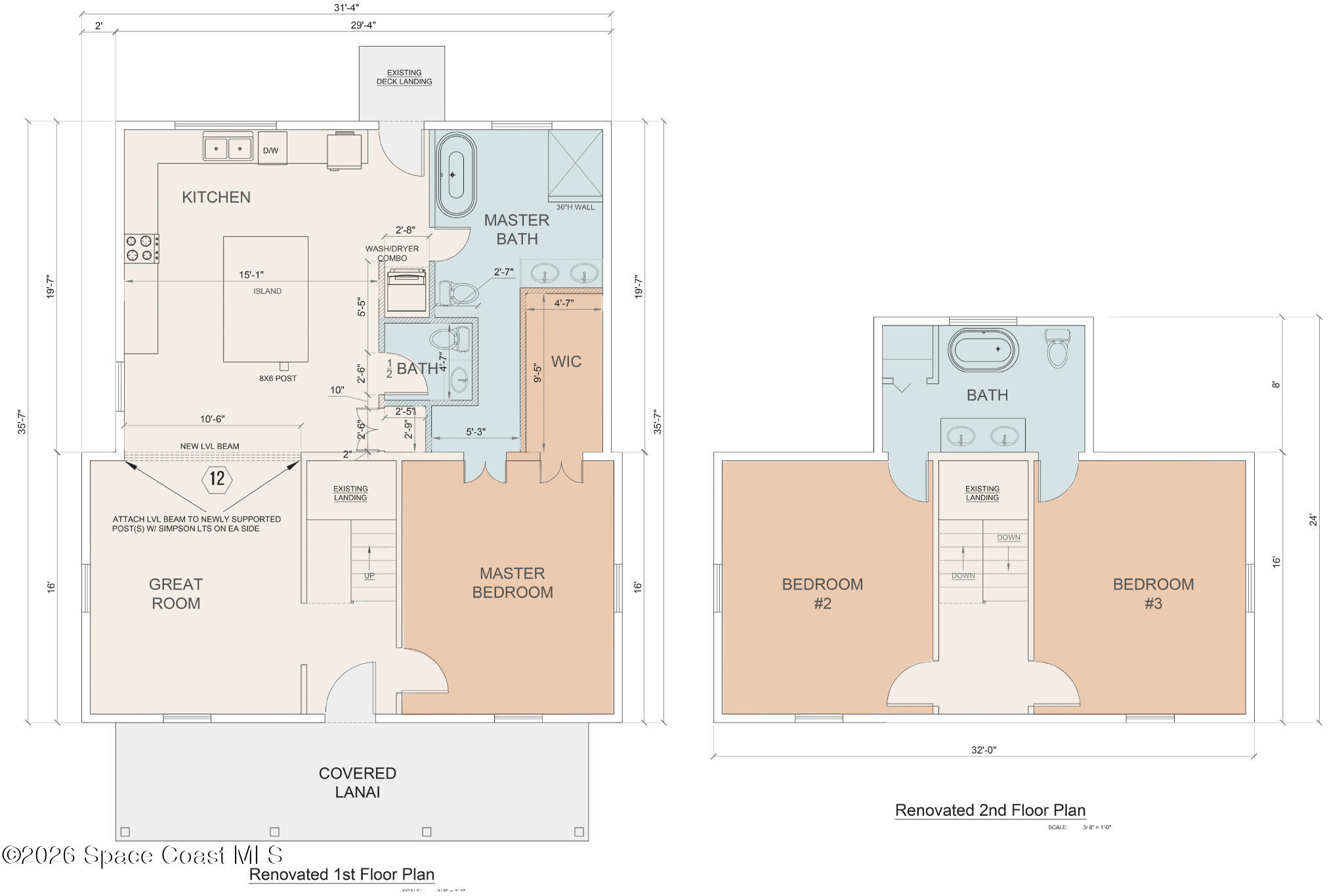 116 Center Street Cocoa, FL 32922 - Photo 53 of 53 Floorplan (Renovated)