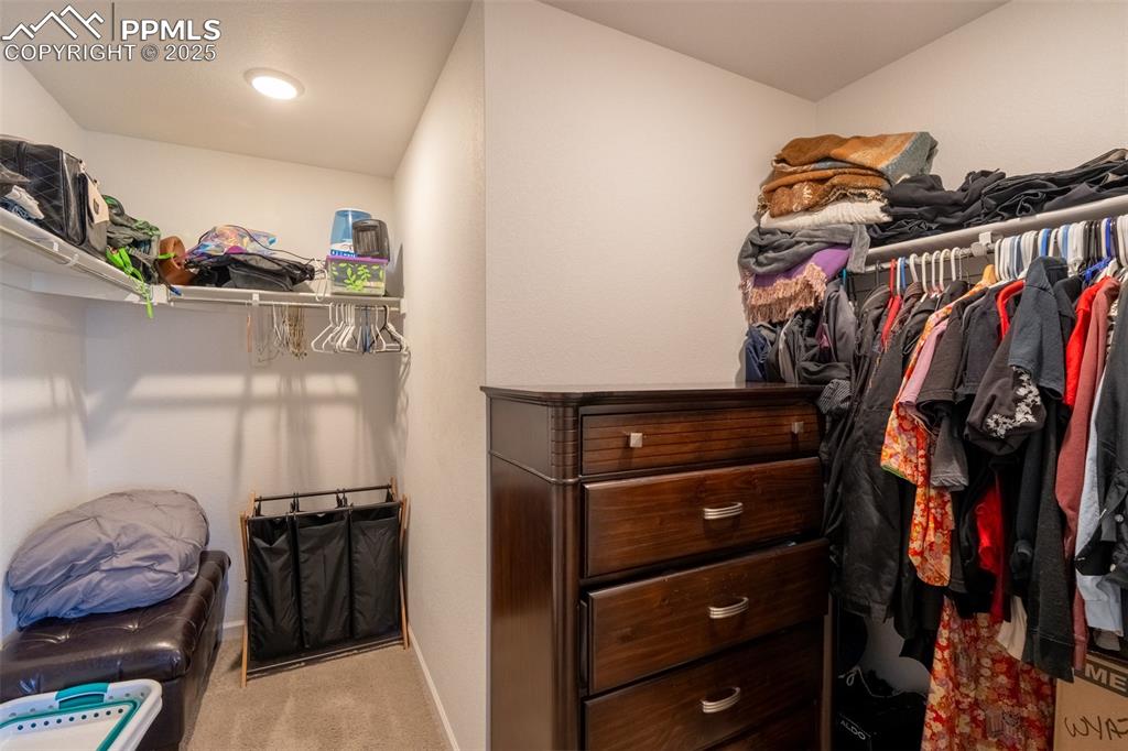 15619 Kitchener Way Monument, CO 80132 - Photo 26 of 40 a view of walk in closet with clothes and shoes