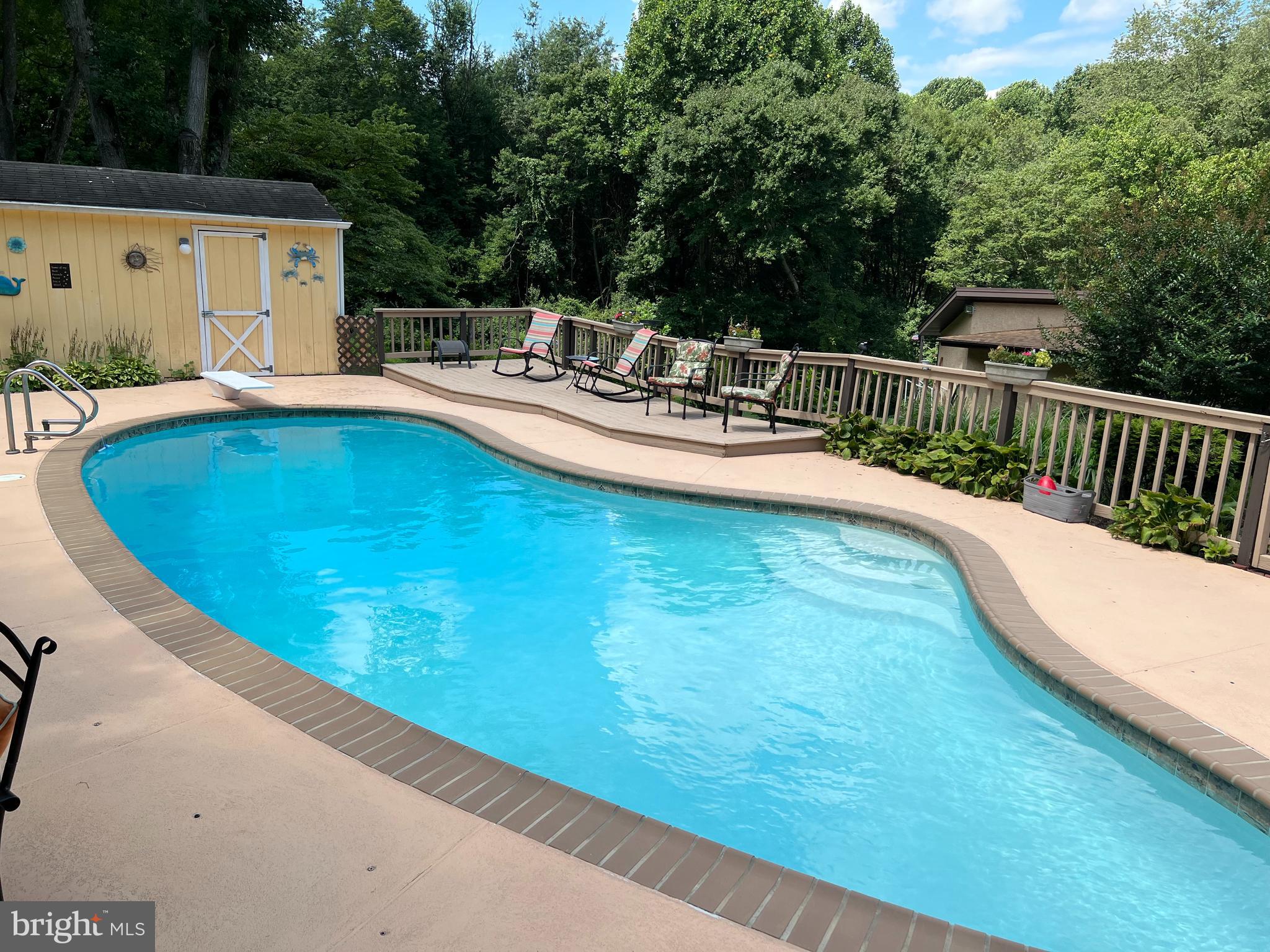 246 Chesterville Road Landenberg, PA 19350 - Photo 18 of 62 a view of swimming pool with a patio