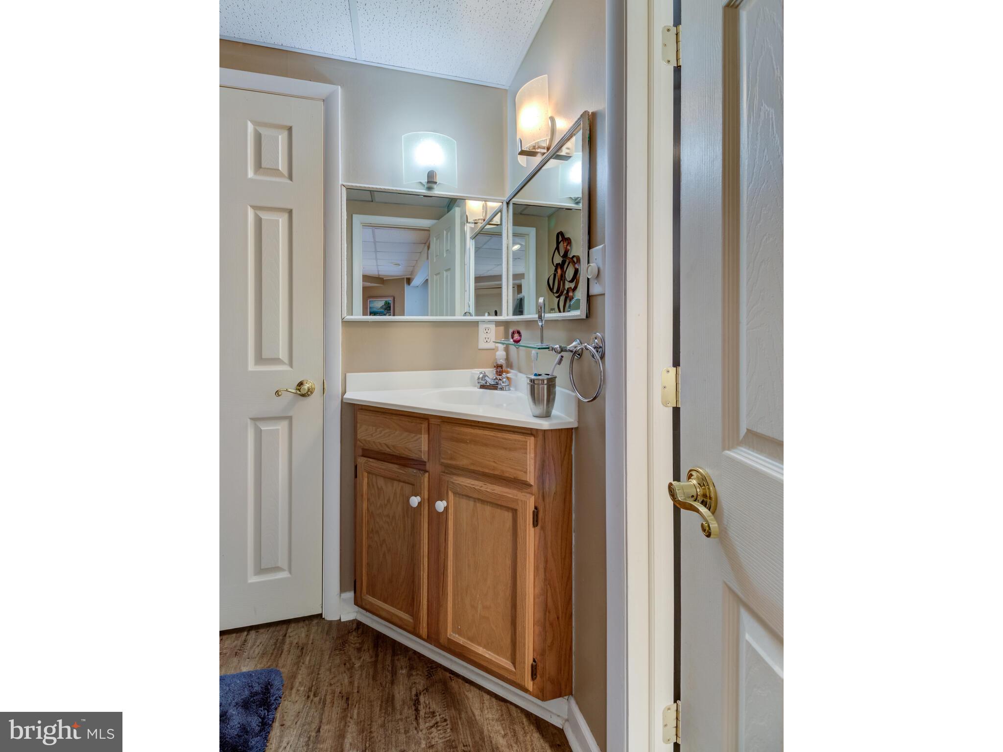 246 Chesterville Road Landenberg, PA 19350 - Photo 54 of 62 a bathroom with a sink and a mirror