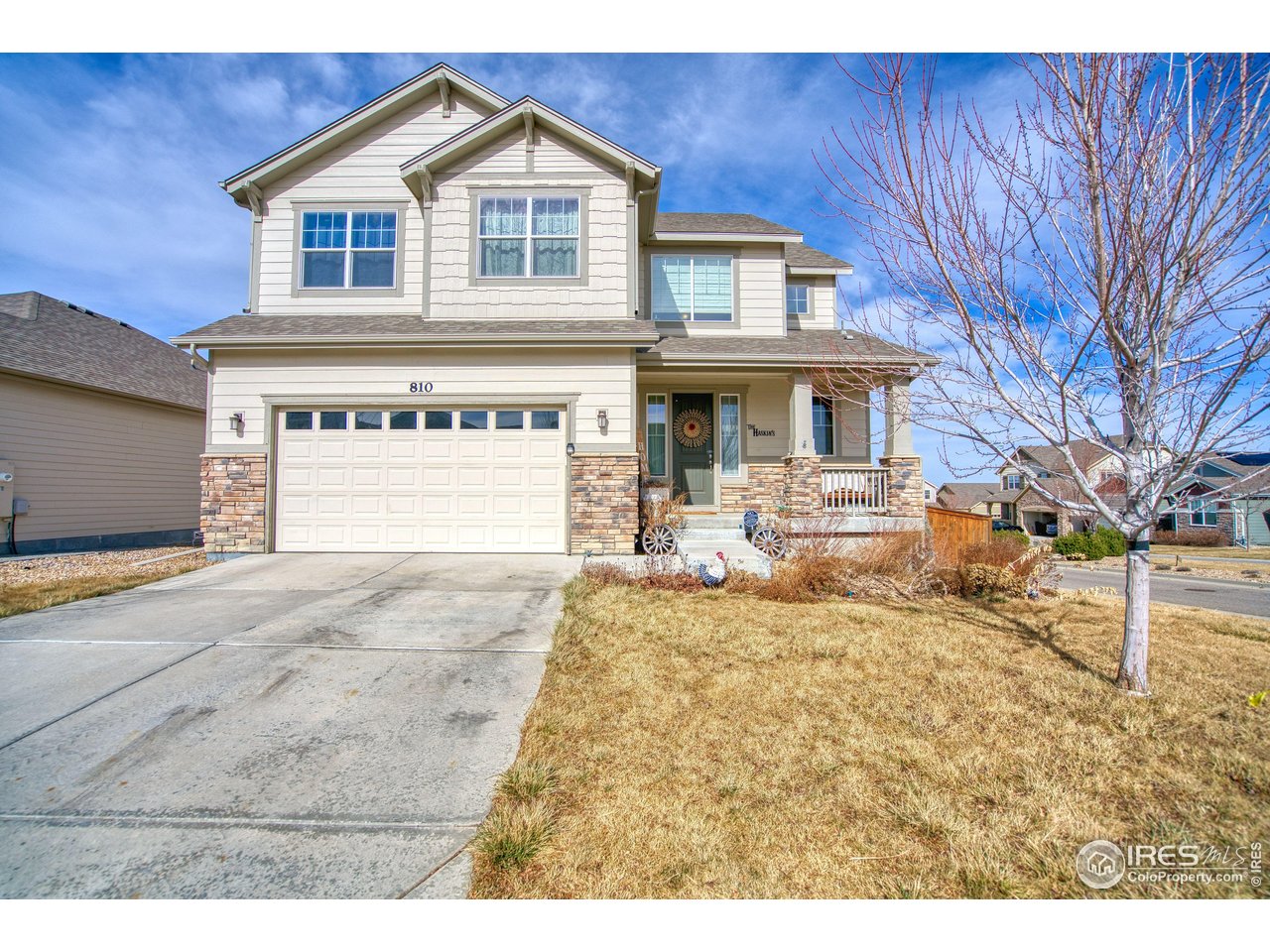 810 Ranchhand Drive Berthoud, CO 80513 - Photo 1 of 40 Welcome to 810 Ranchhand Drive! A stunning home situated on a nice corner lot. Oversized 3-car tandem garage for parking and storage.