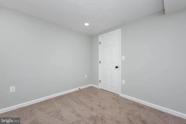 a view of an empty room