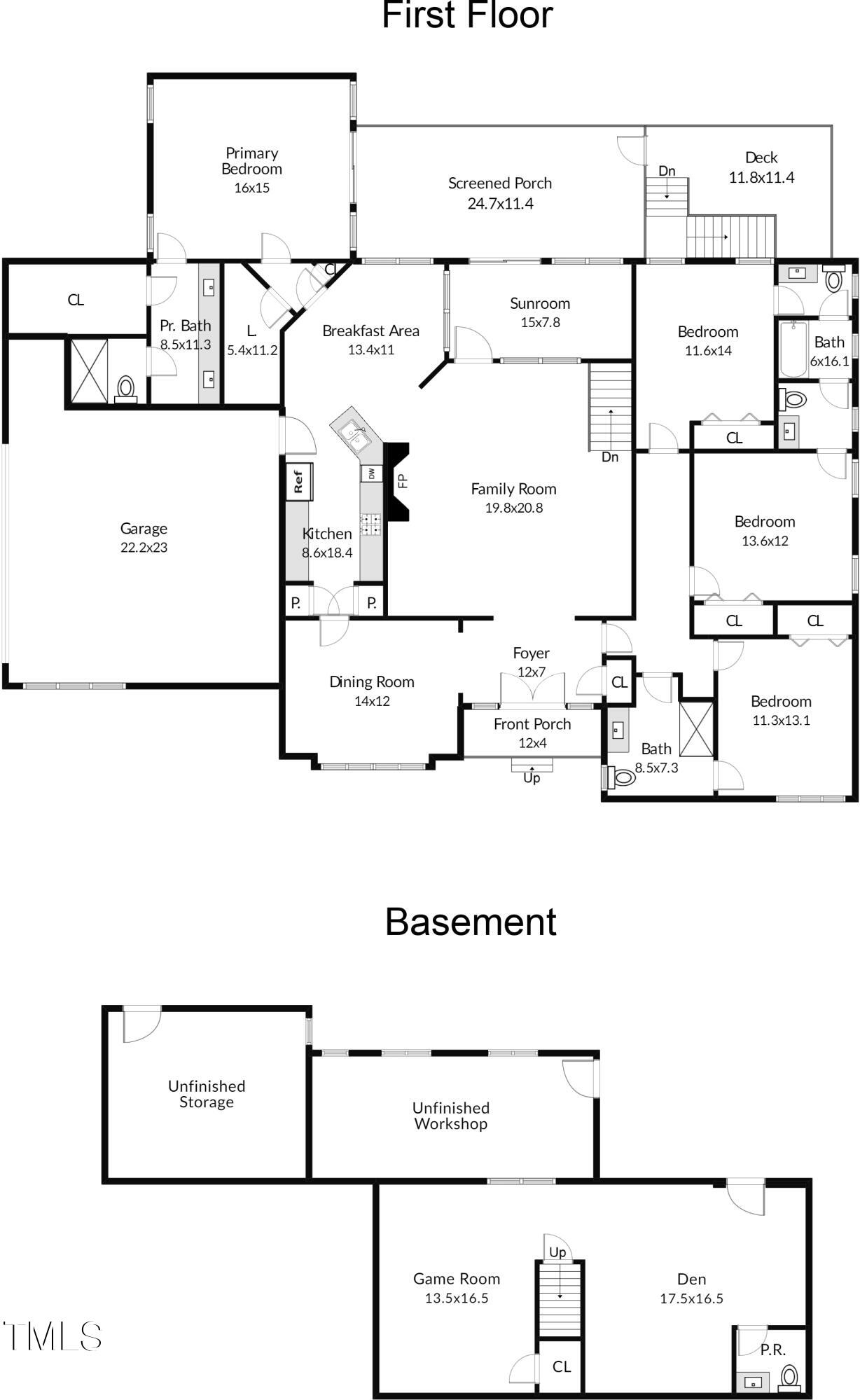 804 Brookfield Road Raleigh, NC 27615 - Photo 41 of 41 Floorplan