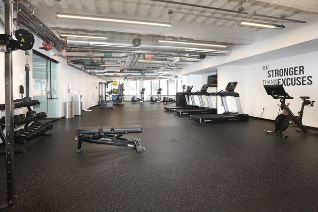 a view of a terrace with furniture