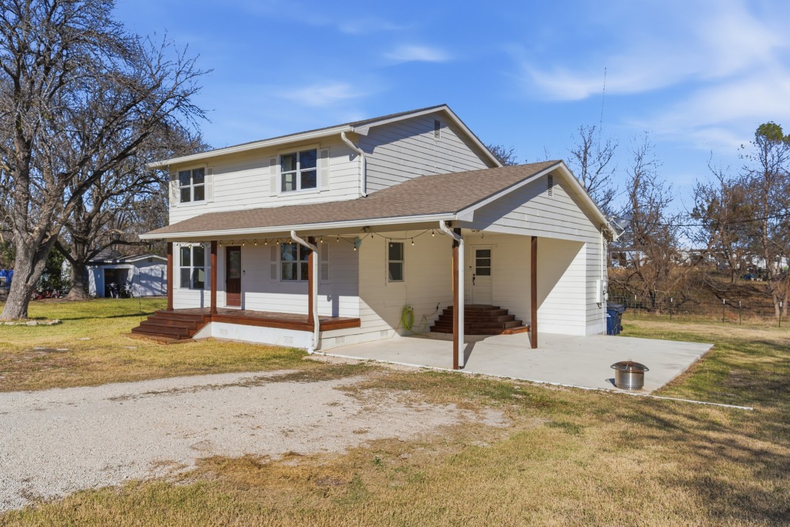 93 County Road 130 Georgetown, TX 78626 - Photo 3 of 27 a view of a house with backyard and snow