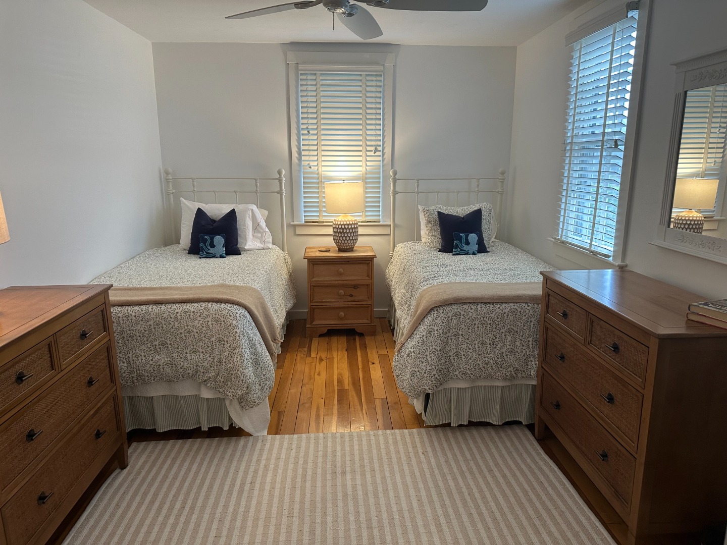 78 Baxter Road Nantucket, MA 02554 - Photo 3 of 14 a bedroom with two beds and a dresser