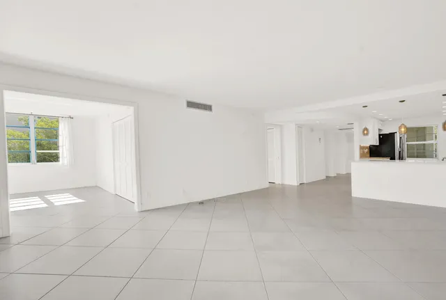 a view of a livingroom with an empty space