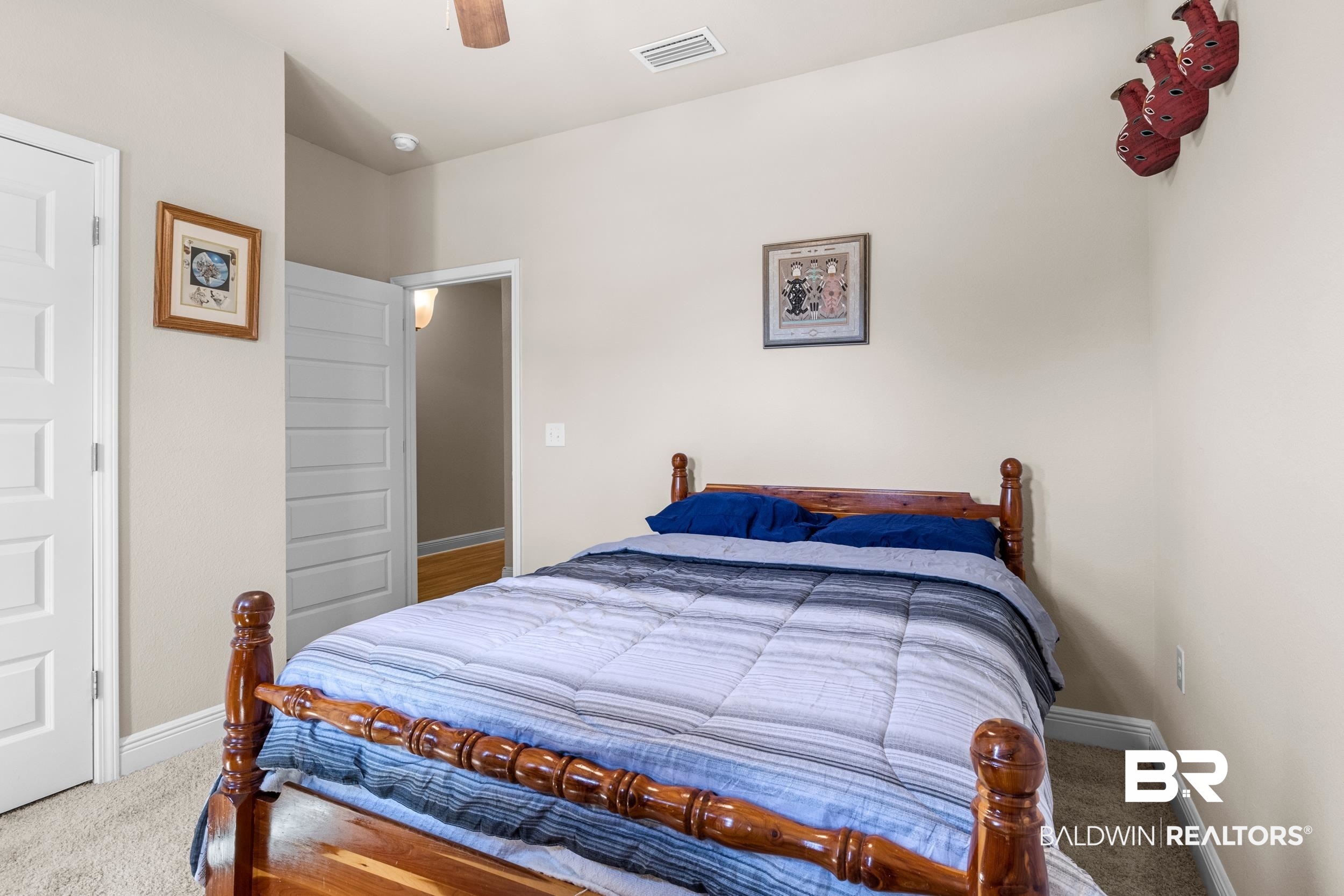 1431 Kairos Loop Foley, AL 36535 - Photo 21 of 27 Carpeted bedroom with ceiling fan