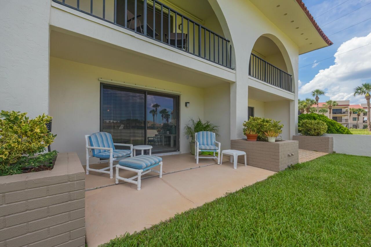21 Dondanville Road, Unit 2 St. Augustine, FL 32080 - Photo 15 of 40 a view of a house with a patio
