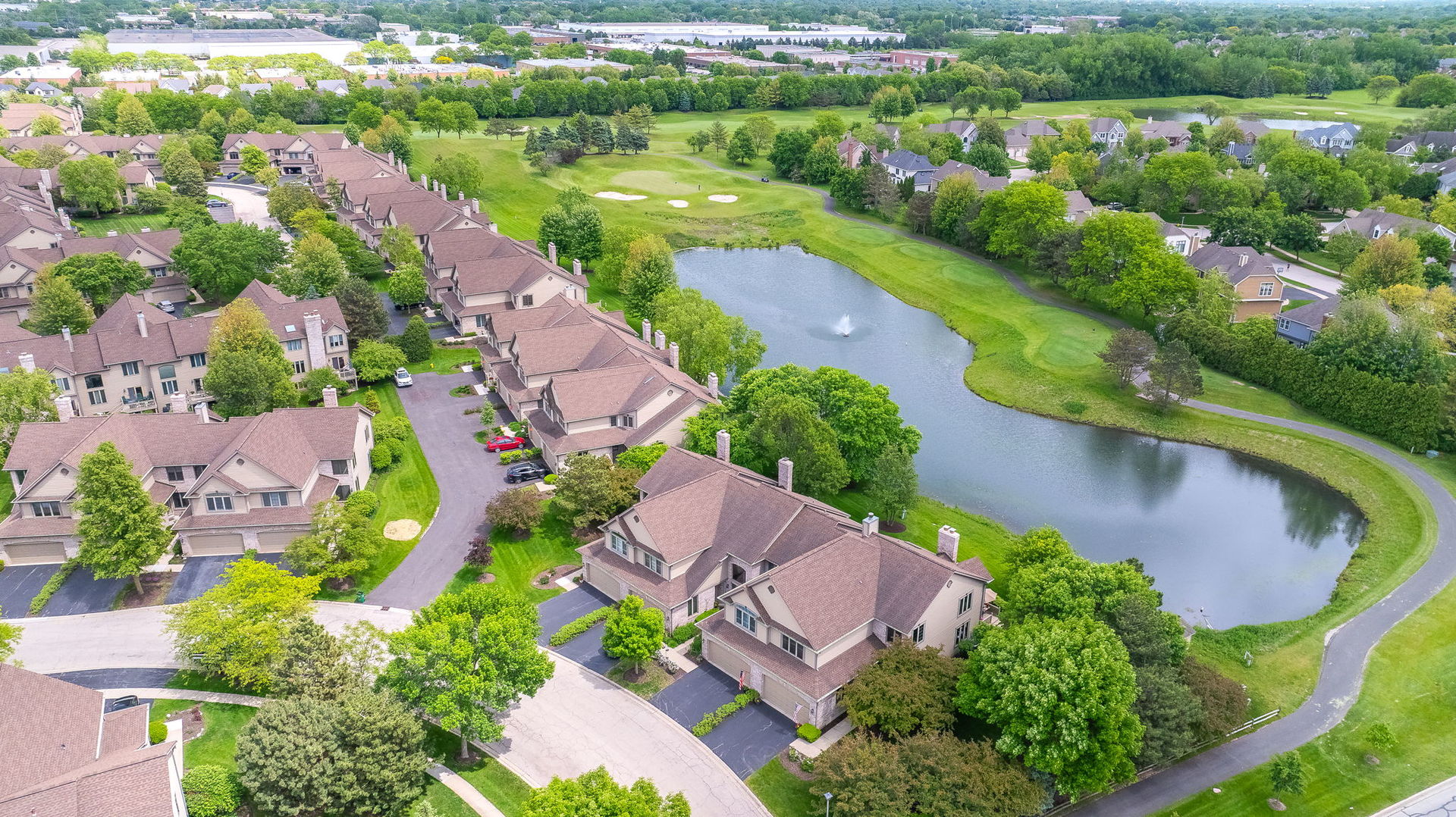26W199 Klein Creek Drive Winfield, IL 60190 - Photo 23 of 29 an aerial view of a house with a garden