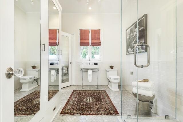 780 Mission Canyon Road Santa Barbara, CA 93105 - Photo 24 of 97 a bathroom with a sink toilet and shower