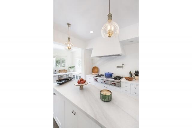 780 Mission Canyon Road Santa Barbara, CA 93105 - Photo 31 of 97 a kitchen with a sink a stove and cabinets