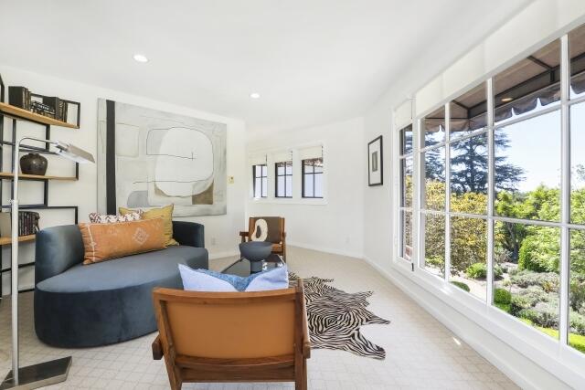 780 Mission Canyon Road Santa Barbara, CA 93105 - Photo 37 of 97 a living room with furniture and a large window