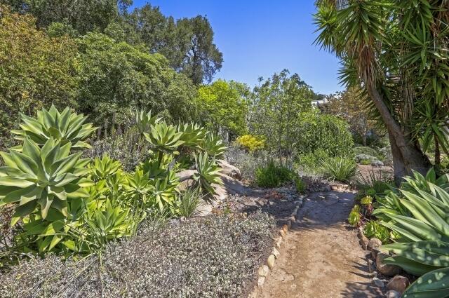 780 Mission Canyon Road Santa Barbara, CA 93105 - Photo 85 of 97 a backyard of a house with lots of green space