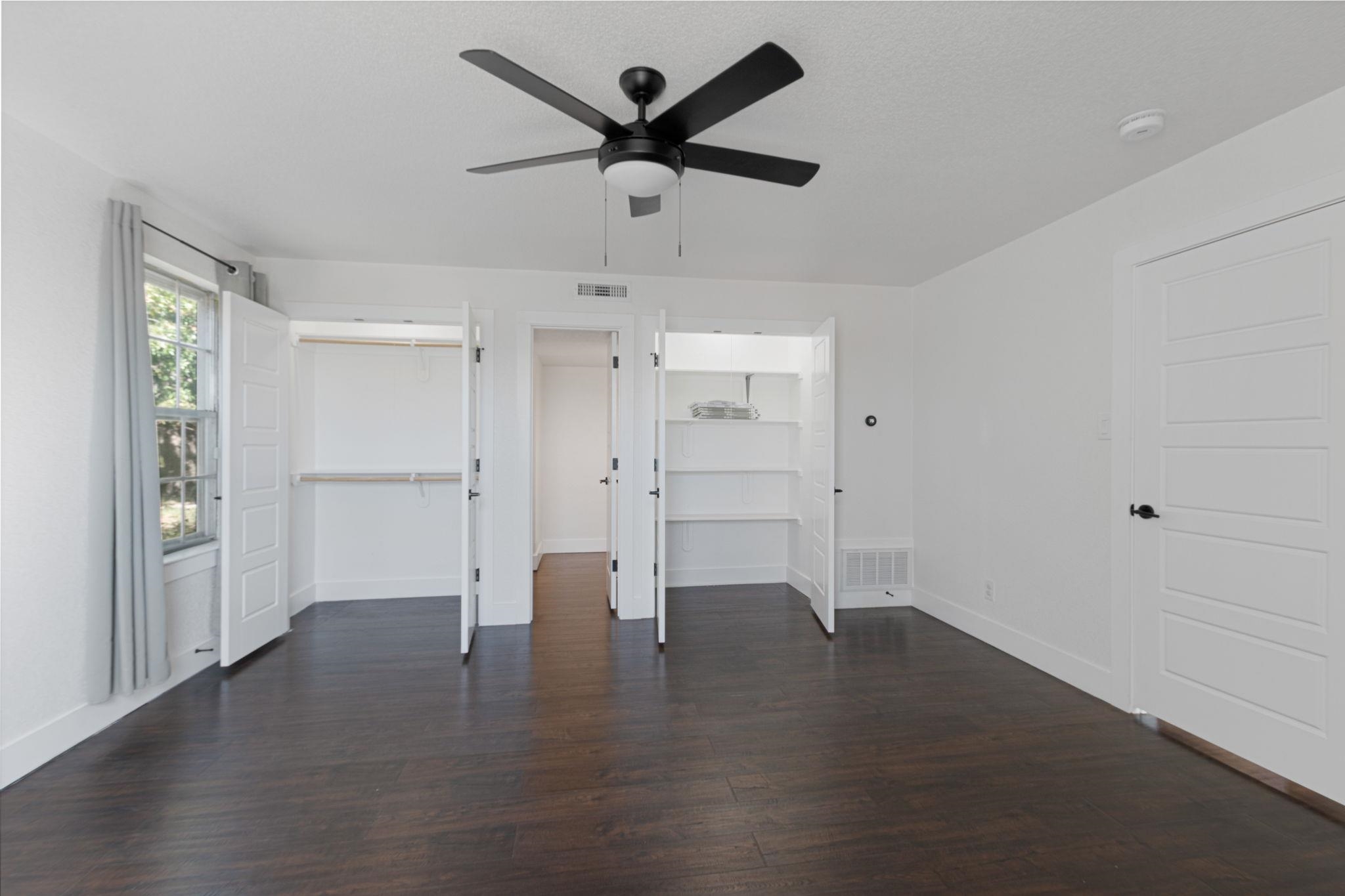 1307 Nix Road Lampasas, TX 76550 - Photo 11 of 30 a view of empty room with wooden floor and fan