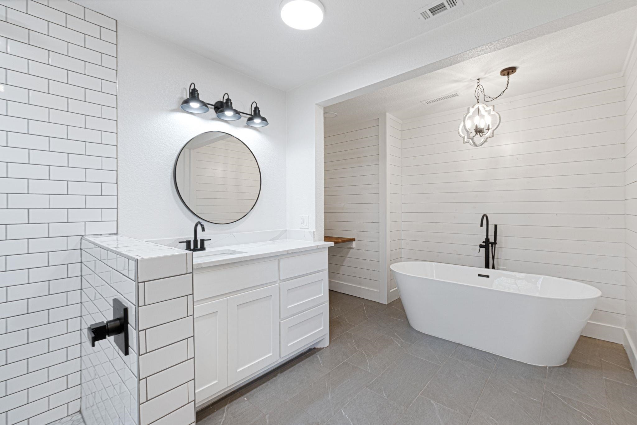 1307 Nix Road Lampasas, TX 76550 - Photo 24 of 30 a bathroom with a sink and mirror