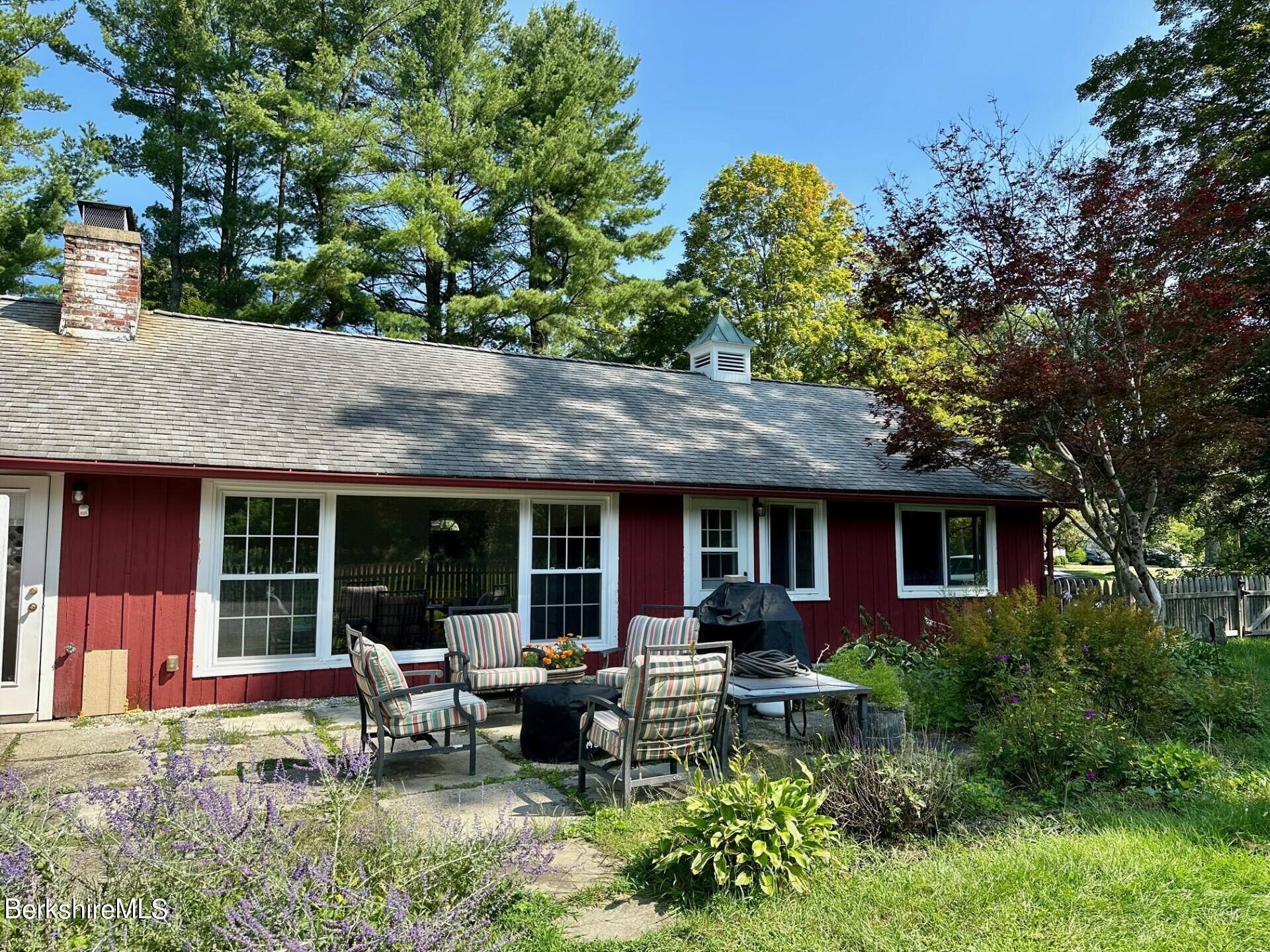 5 Cherry Hill Road Stockbridge, MA 01262 - Photo 31 of 39 a view of house with patio outdoor seating