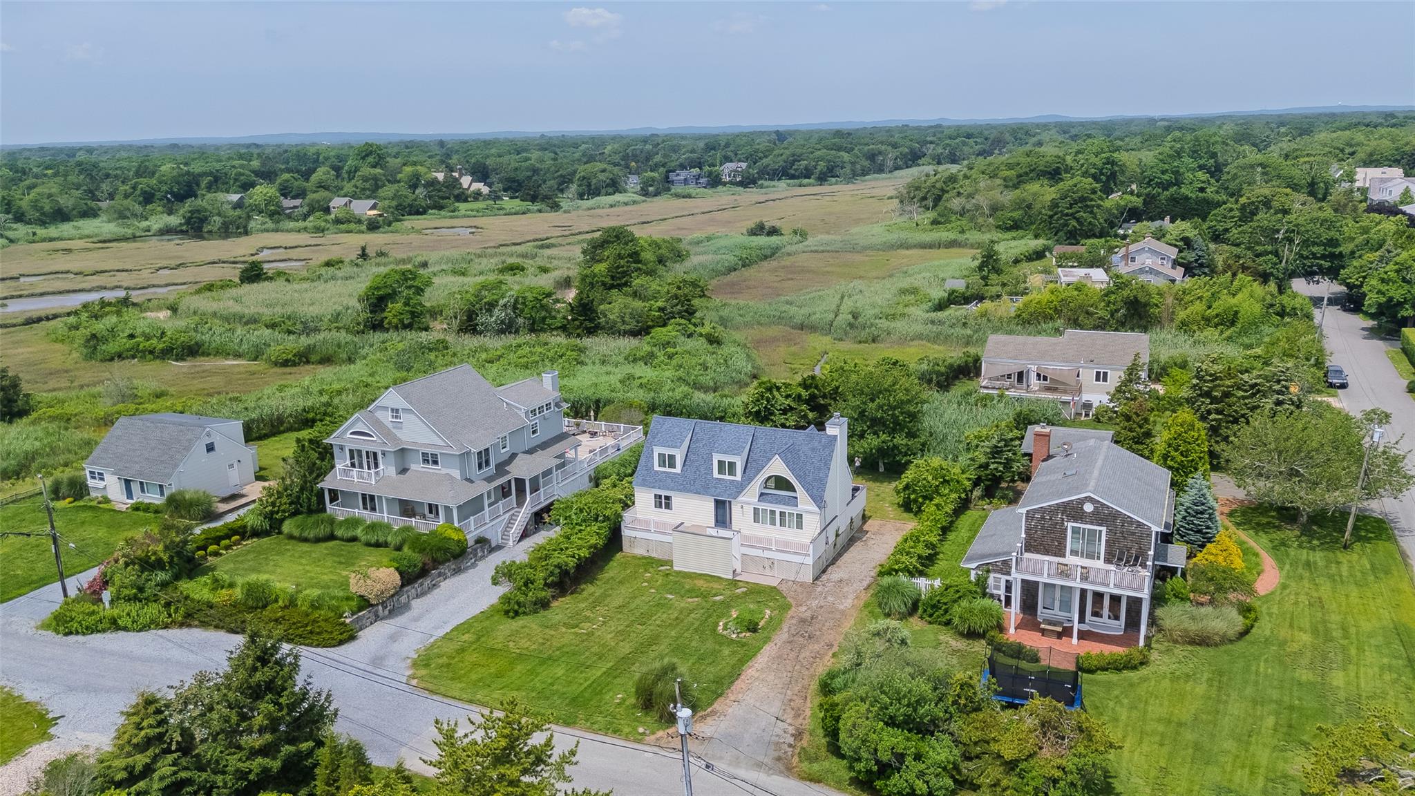 10 Bayview Road Remsenburg, NY 11960 - Photo 17 of 47 an aerial view of a house with a garden