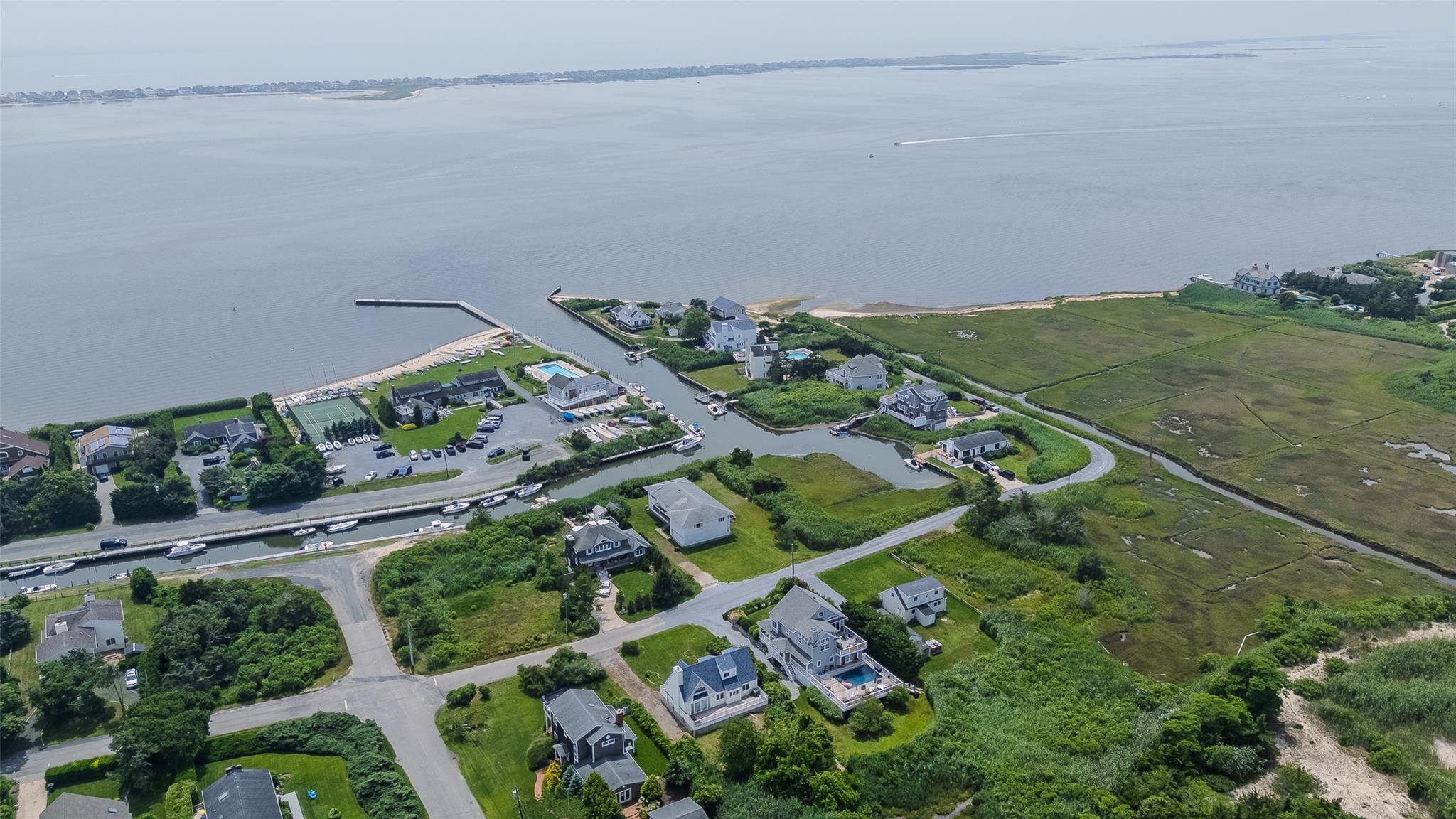 10 Bayview Road Remsenburg, NY 11960 - Photo 20 of 47 an aerial view of house with yard