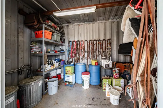 a view of a storage & utility room