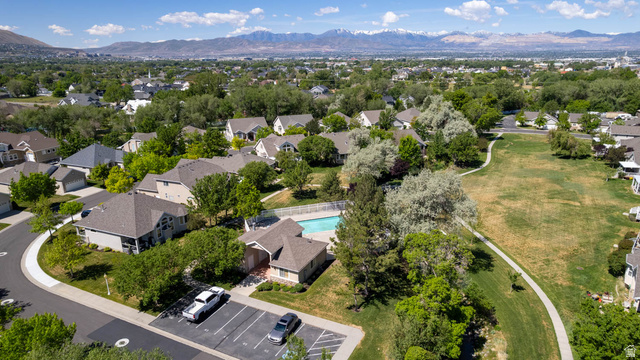 1417 Blacksmith Lane Draper, UT 84020 - Photo 49 of 57 Aerial perspective of a residential community with varied architectural styles