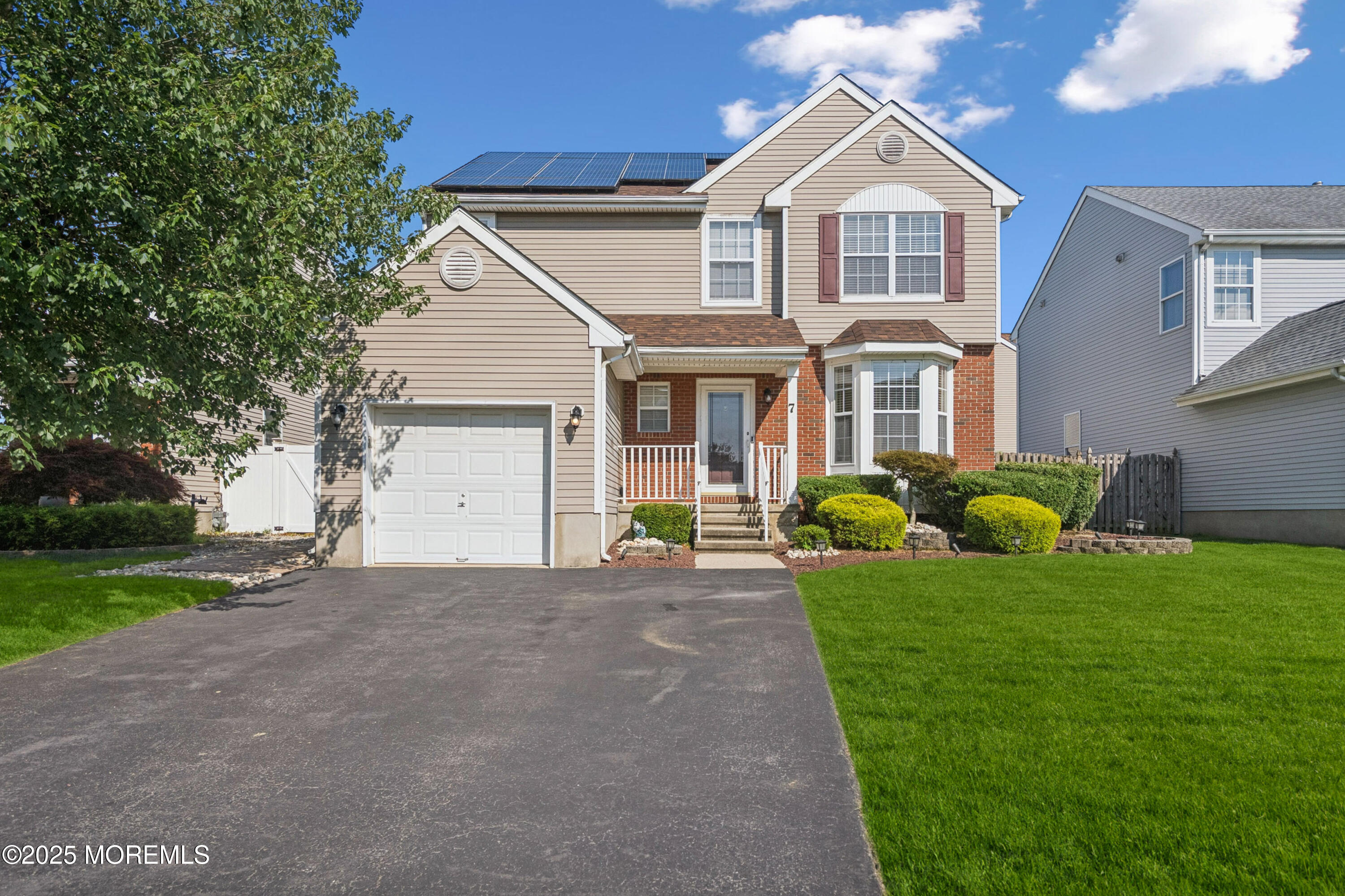 a view of a house with a outdoor space