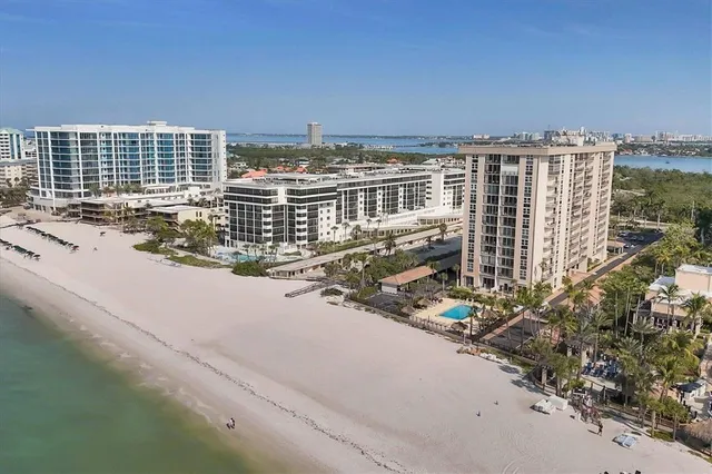 a view of a balcony with city view