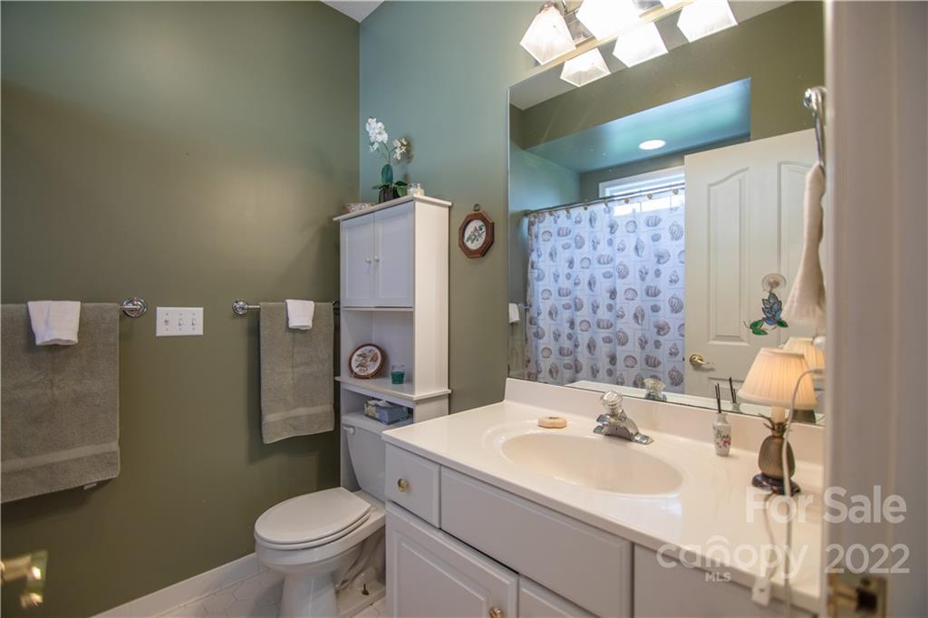 7 Sheffield Place Brevard, NC 28712 - Photo 17 of 30 a bathroom with a sink toilet and shower
