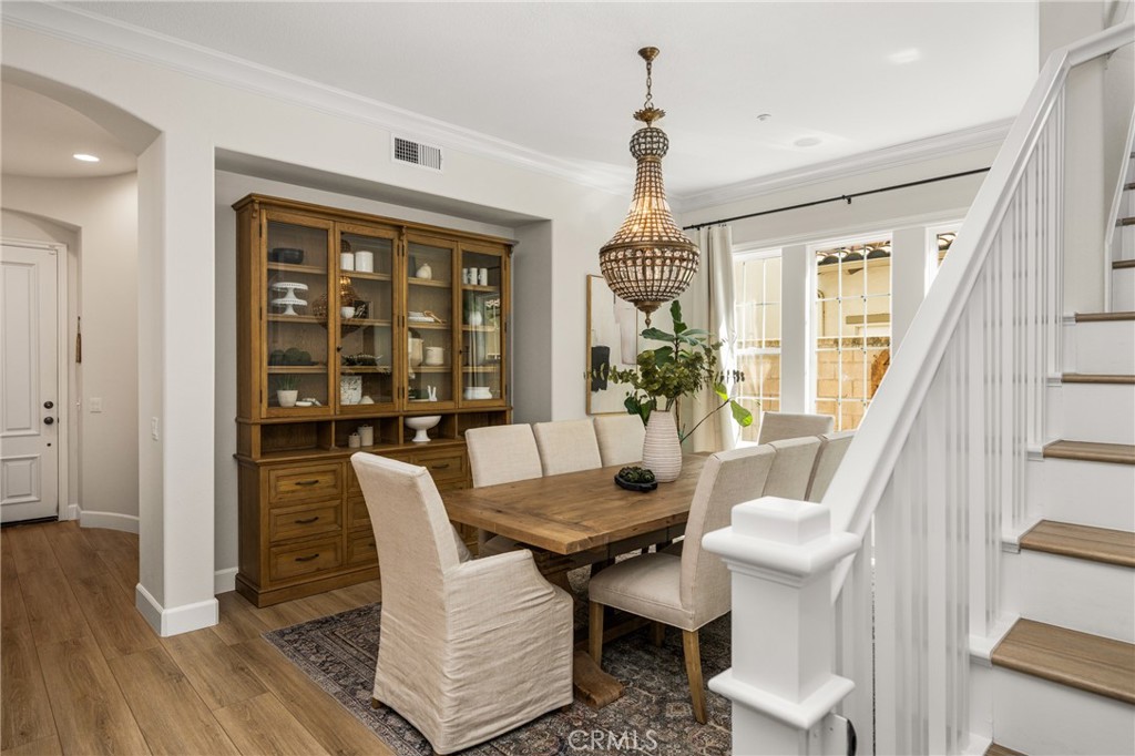 4 Lewiston Court Ladera Ranch, CA 92694 - Photo 14 of 48 a view of a dining room with furniture window and wooden floor