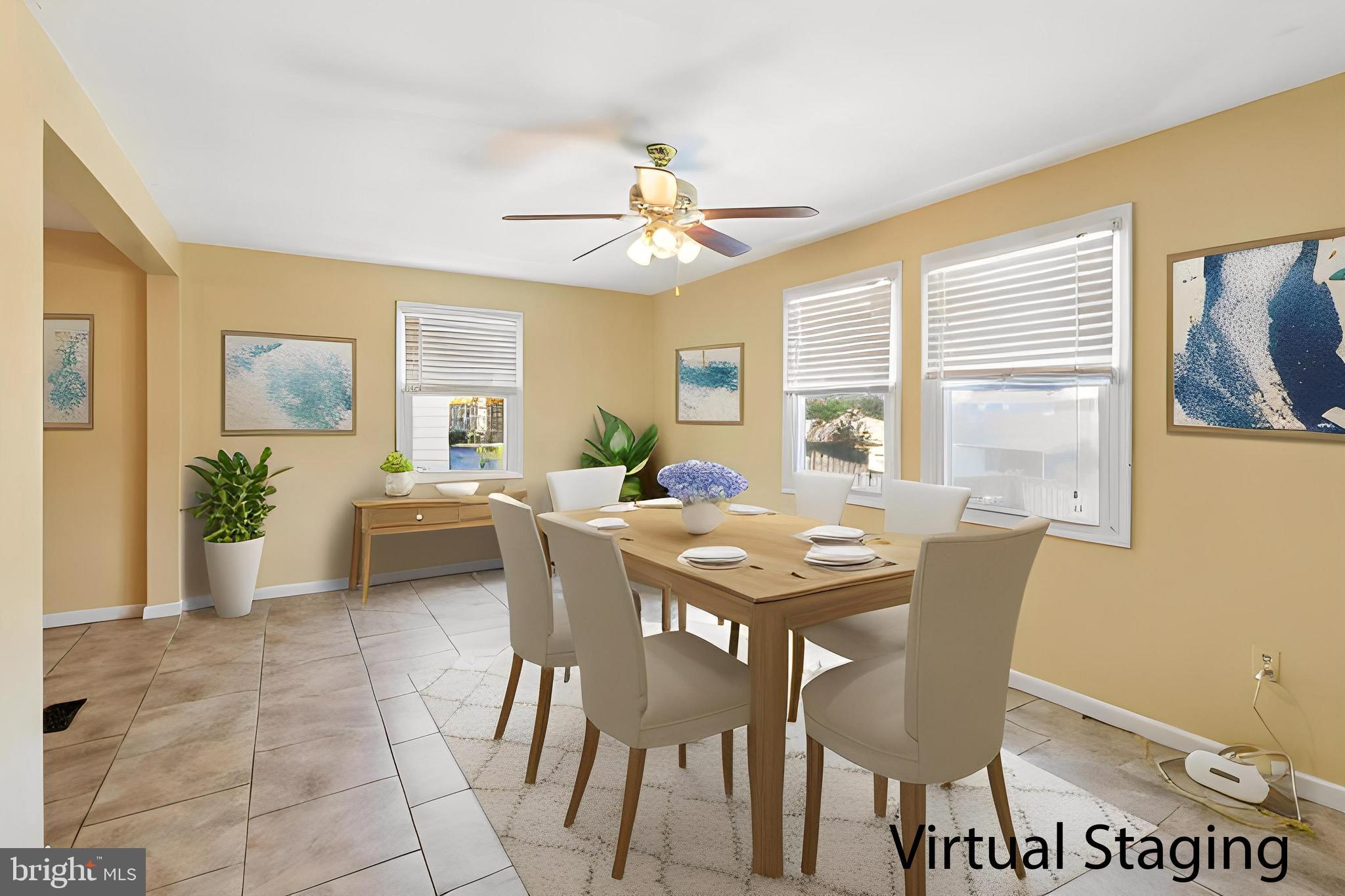 1046 Springhill Way Gambrills, MD 21054 - Photo 16 of 40 Virtually Staged Dining Room