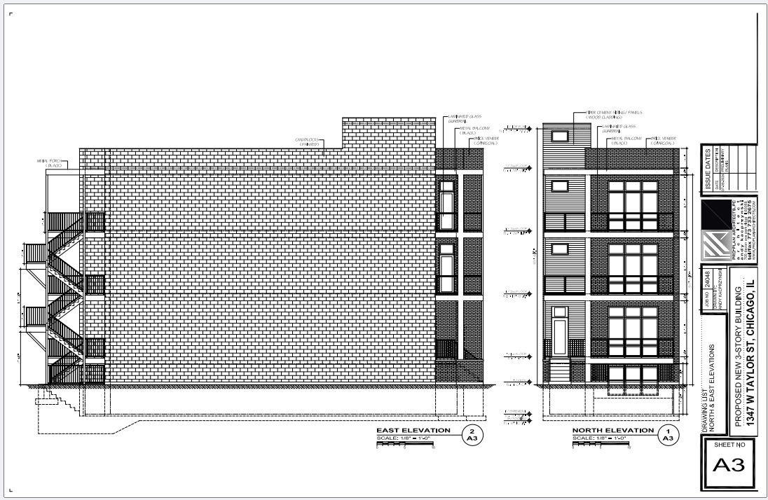 1347 West Taylor Street Chicago, IL 60607 - Photo 5 of 5 a view of a building with a bench