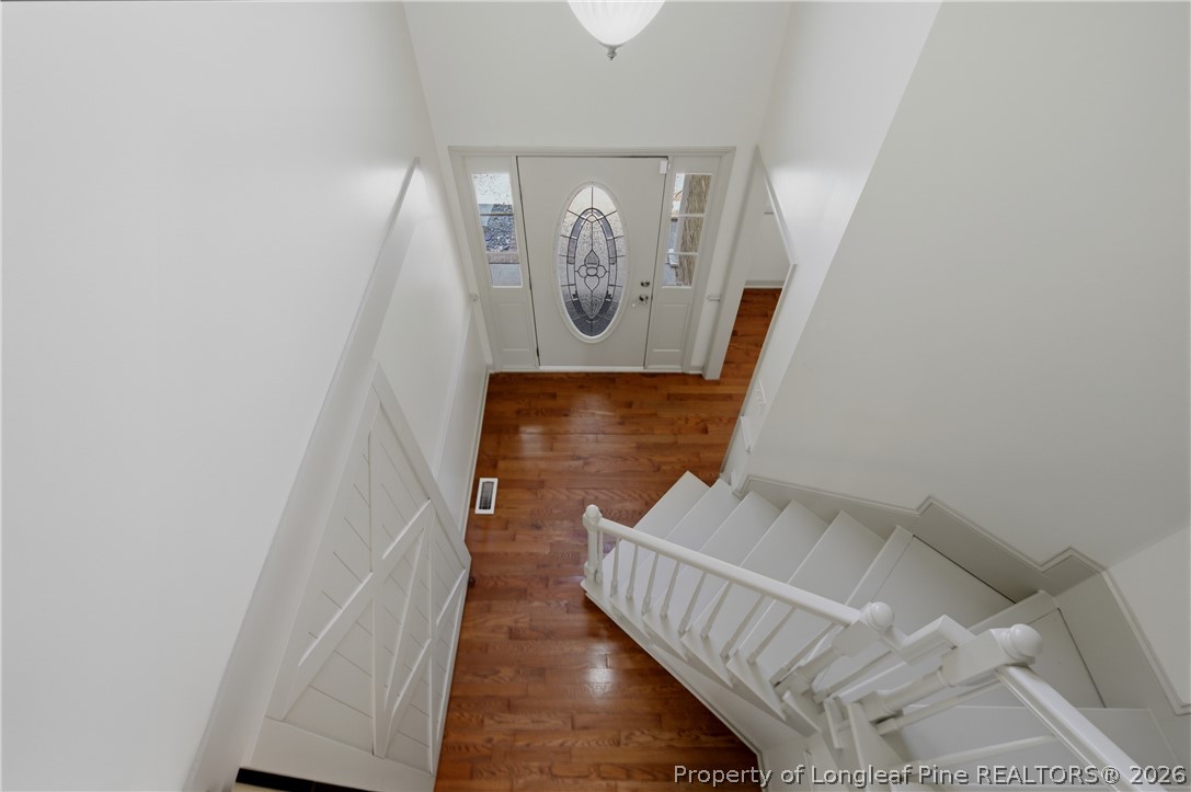 1075 Buffalo Lake Road Sanford, NC 27332 - Photo 11 of 49 a view of entryway with wooden floor
