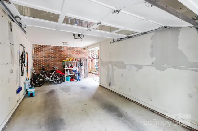 a view of a bike garage