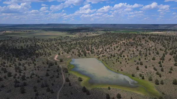 a view of city and mountain