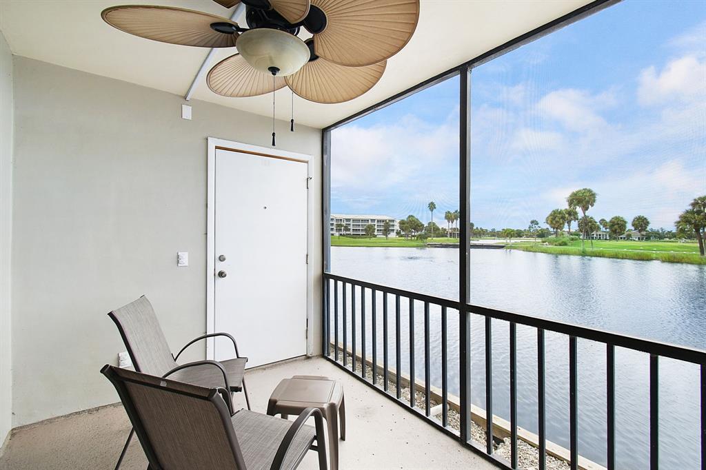 40 Northeast Plantation Road, Unit 109 Stuart, FL 34996 - Photo 23 of 41 a view of a balcony with furniture