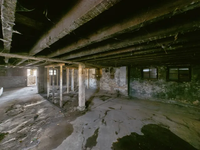 a view of under construction room and window