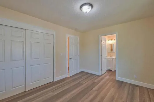 wooden floor in an empty room