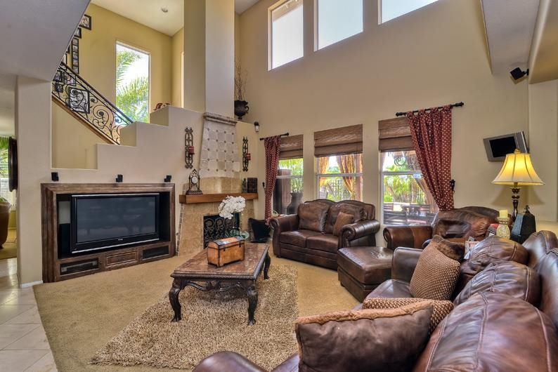 1206 Plum Tree Road Carlsbad, CA 92011 - Photo 12 of 25 ROD IRON STAIRCASE TO UPSTAIRS MASTER BEDROOM RETREAT, TWO BEDROOMS, BATH, AND 5TH BEDROOM (NO CLOSET) OR BONUS ROOM WITH BALACONY