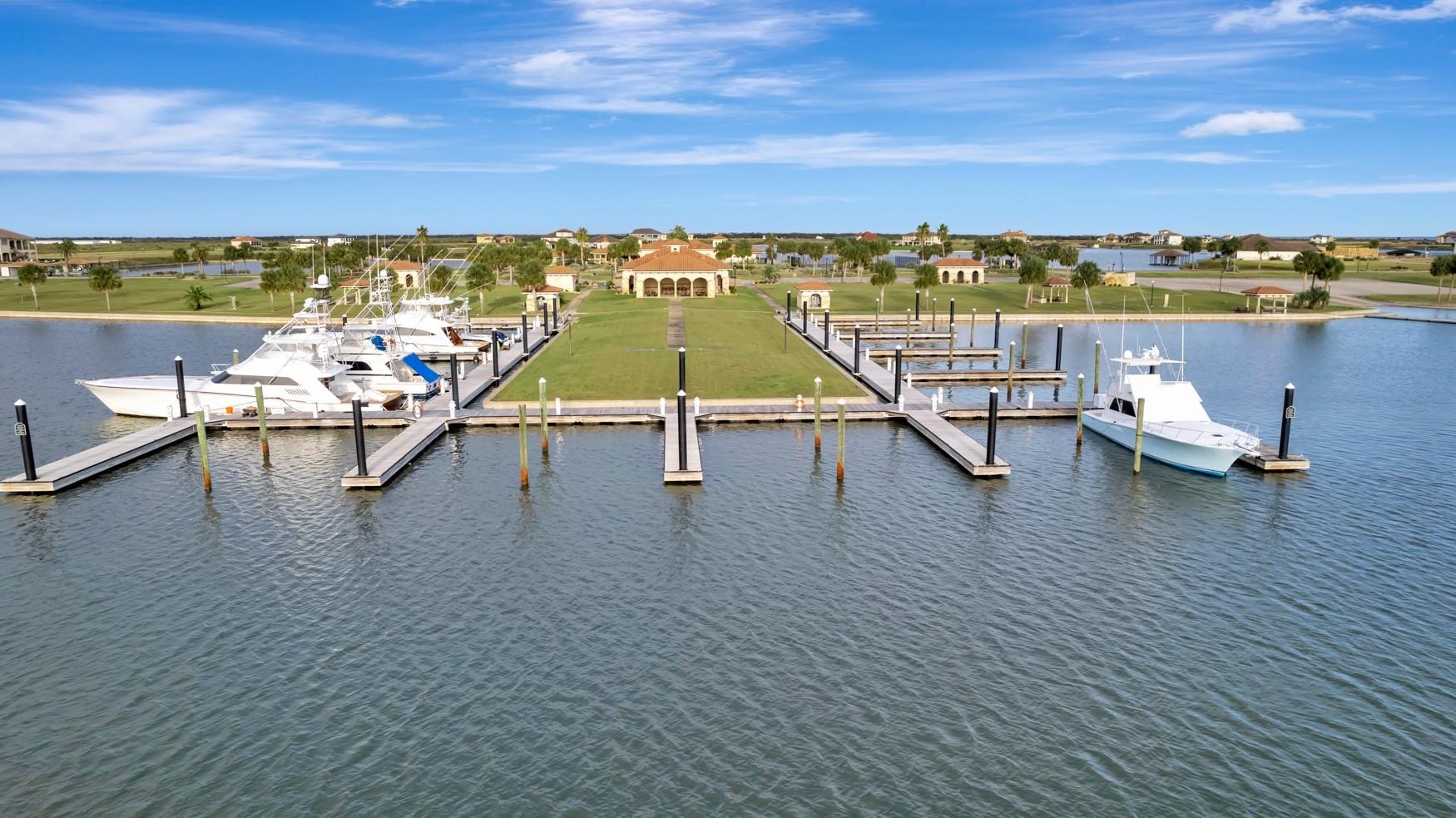 0 West Lago Loop Road Port O'Connor, TX 77982 - Photo 11 of 15 an aerial view of a terrace with outdoor seating