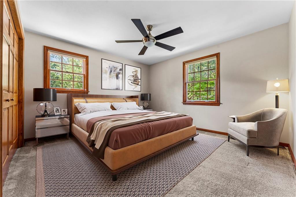 120 Timothy Road Gibsonia, PA 15044 - Photo 30 of 50 a bedroom with a bed couch and window