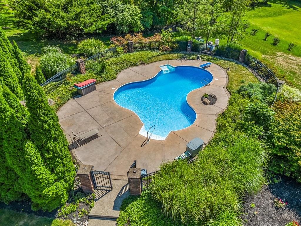 120 Timothy Road Gibsonia, PA 15044 - Photo 47 of 50 an aerial view of a swimming pool and outdoor space