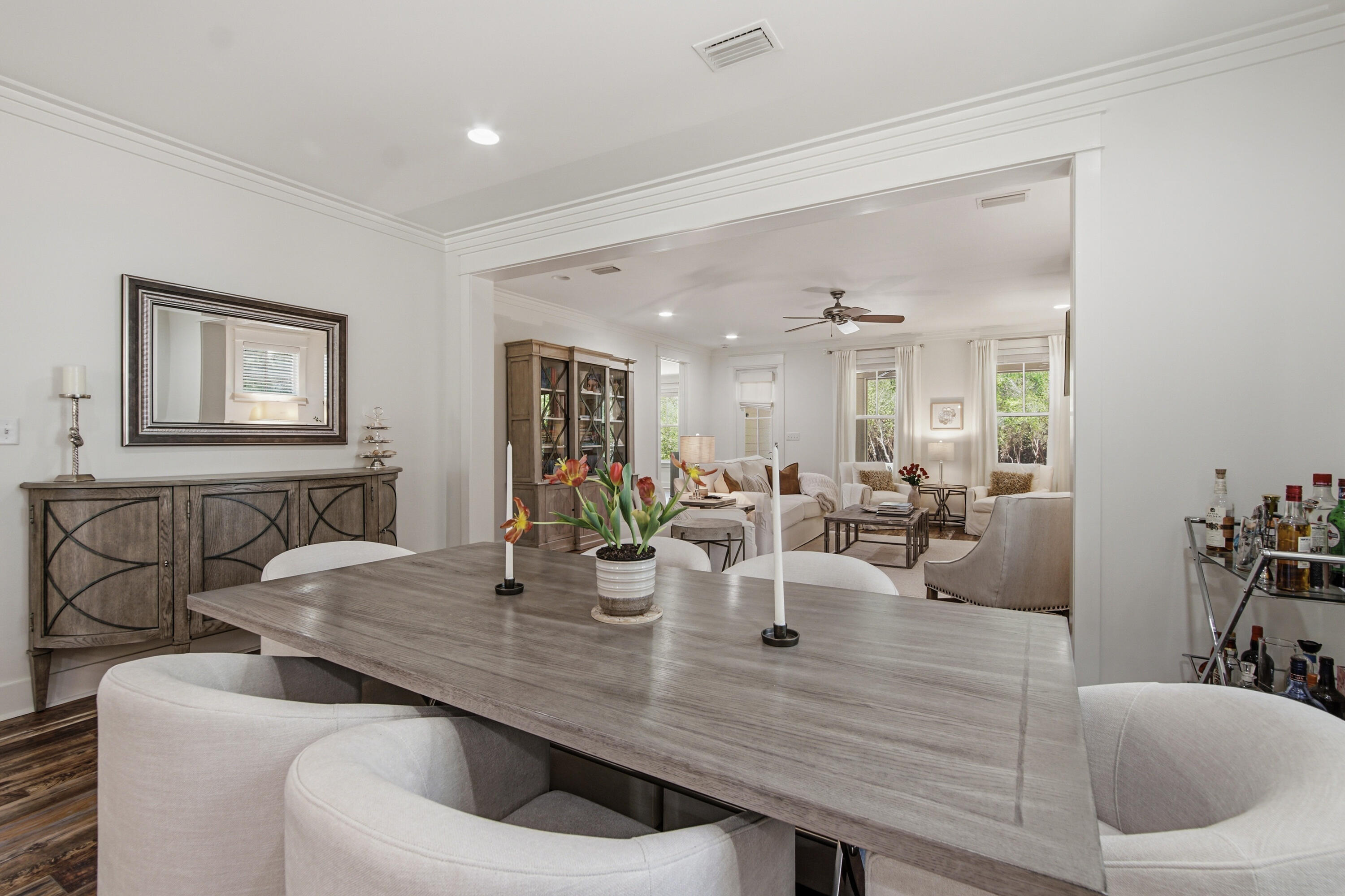 755 Breakers Street, Unit LOT 50 Inlet Beach, FL 32461 - Photo 13 of 61 a view of a dining room with furniture and wooden floor