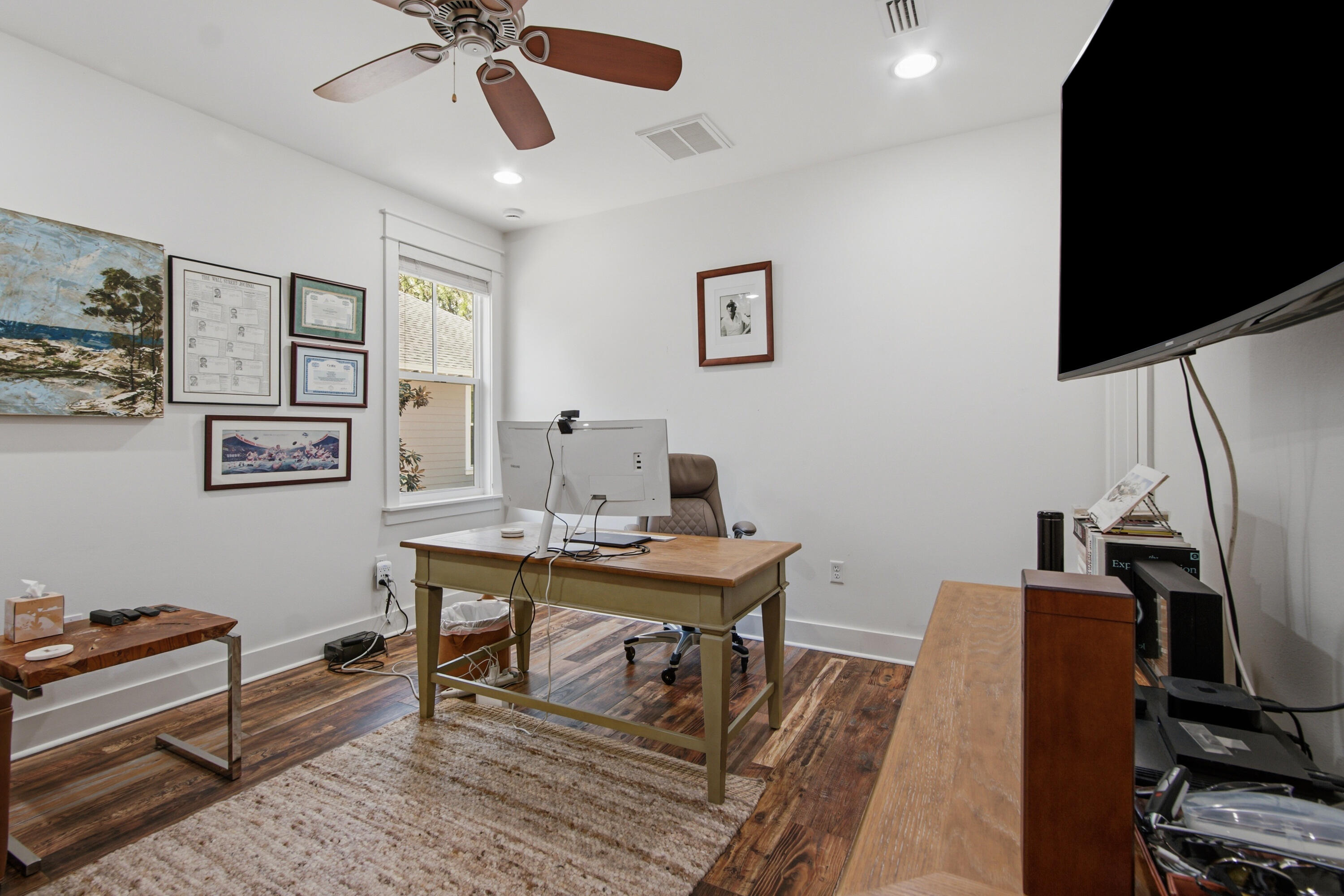 755 Breakers Street, Unit LOT 50 Inlet Beach, FL 32461 - Photo 37 of 61 a workspace with furniture and wooden floor