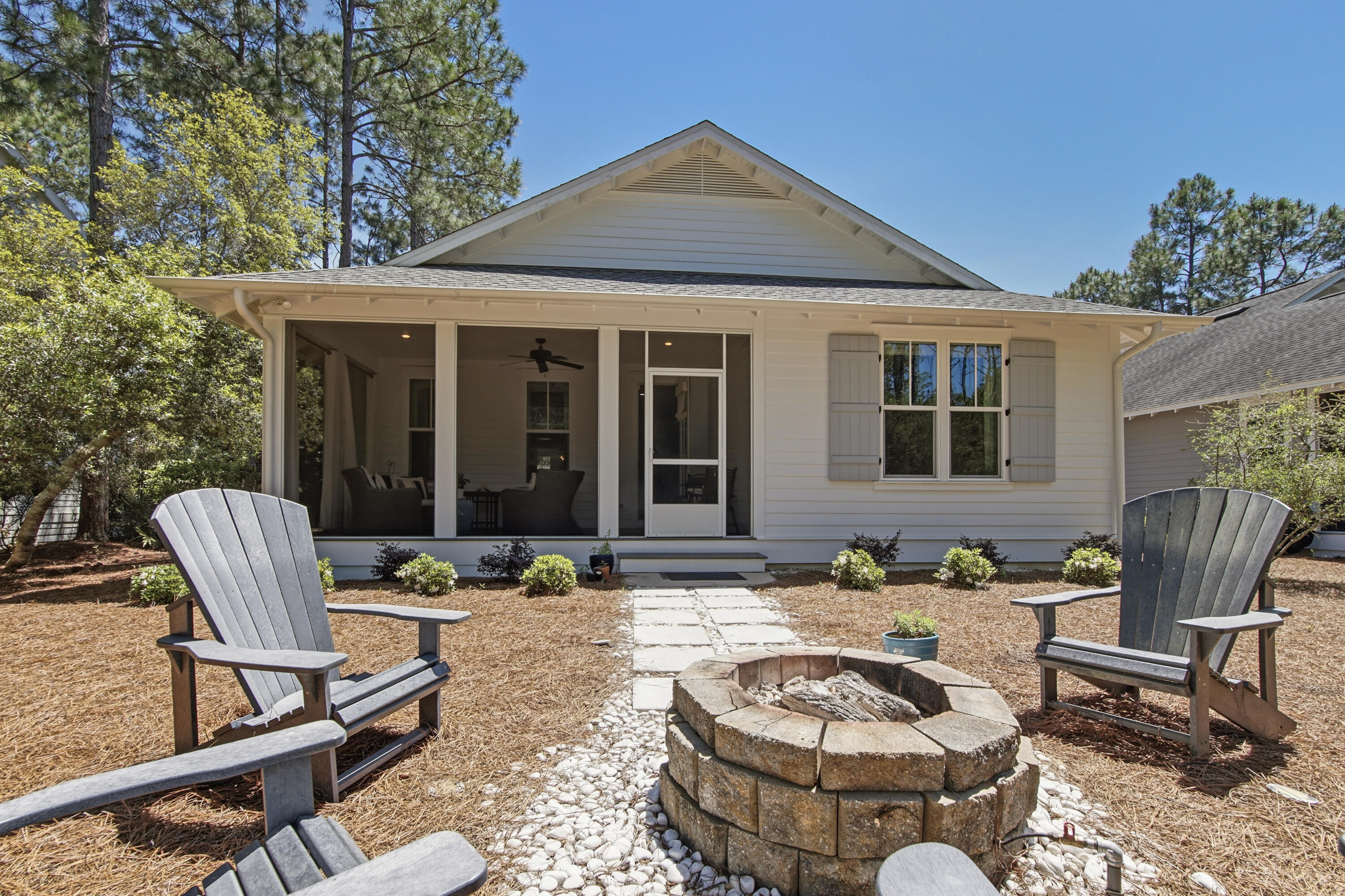 755 Breakers Street, Unit LOT 50 Inlet Beach, FL 32461 - Photo 47 of 61 a view of a house with backyard and sitting area